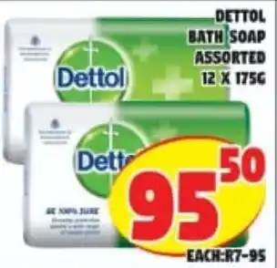 Yarona Cash And Carry Dettol Bath Soap Assorted 12x175g offer