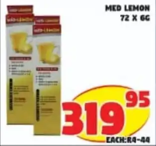 Med Lemon 72x6g