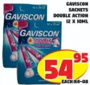 Gaviscon Sachets Double Action 12x10ml