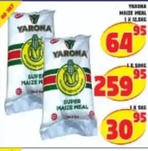 Yarona Cash And Carry Yarona Maize Meal offer