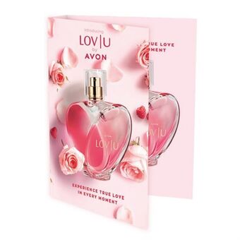 AVON Lov|u eau de parfum spray sample 0.6ml offer