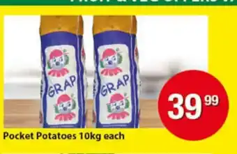 Check Save Pocket Potatoes 10kg each offer