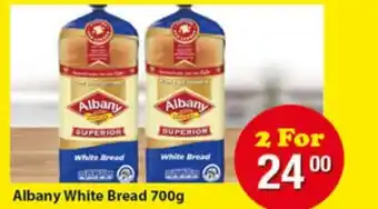 Albany White Bread 700g