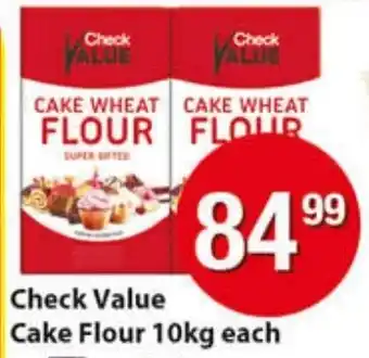 Check Save Check Value Cake Flour 10kg each offer