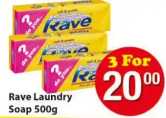 Check Save Rave Laundry Soap 500g offer