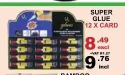 Super Glue 12 x Card