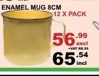 Arrow Cash And Carry Enamel Mug 8cm 12xpack offer