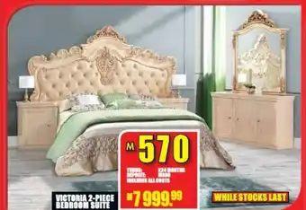 Victoria 2-Piece Bedroom Suite