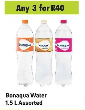 Game Bonaqua Water 1.5 L Assorted offer