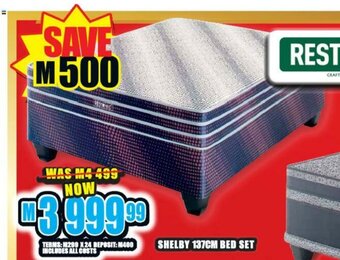 Shelby 137cm Bed Set