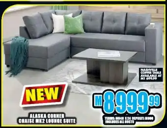 Lewis Alaska Corner Chaise MK2 Lounge Suite offer