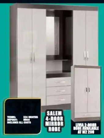 Lewis Salen 4-Door Mirror Robe offer