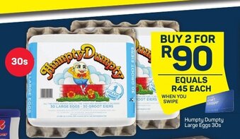 Pick n Pay Humpty Dumpty Large Eggs 30s offer