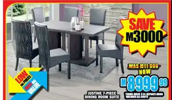 Lewis Justine 7-Piece Dining Room Suite offer