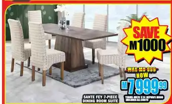 Sante Fey 7-Piece Dining Room Suite