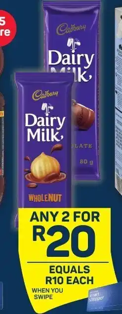 Pick n Pay Dairy Milk 80g offer