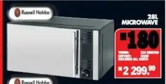 Lewis Russell Hobbs - 28L Microwave offer