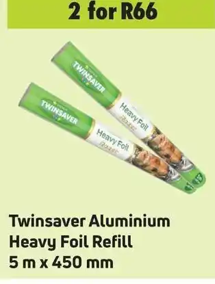 Game Twinsaver Aluminium Heavy Foil Refill 5mx450mm offer