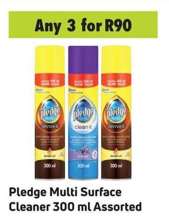 Game Pledge Multi Surface Cleaner 300ml assorted offer