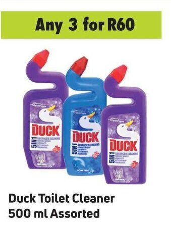Game Duck Toilet Cleaner 500ml Assorted offer