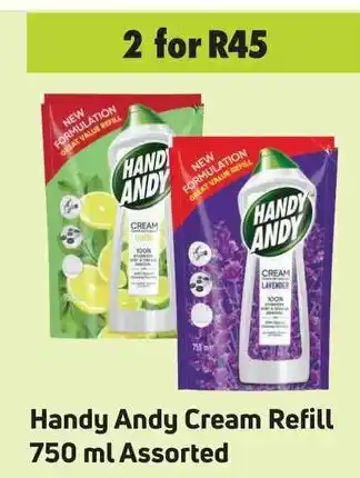 Game Handy Andy Cream Refill 750ml assorted offer