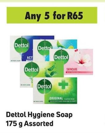 Game Dettol Hygiene Soap 175g assorted offer