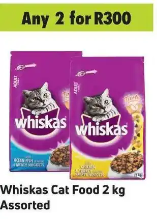 Game Whiskas Cat Food 2 kg assorted offer