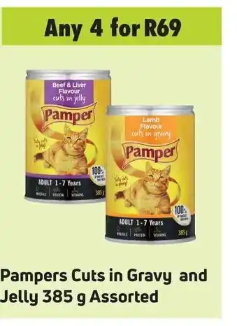 Game Pampers Cuts in Gravy and Jelly 385g assorted offer