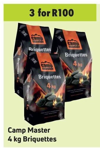 Game Camp Master 4 kg Briquettes offer