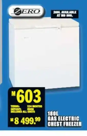 Lewis ZERO - 180L Gas Electric Chest Freezer offer