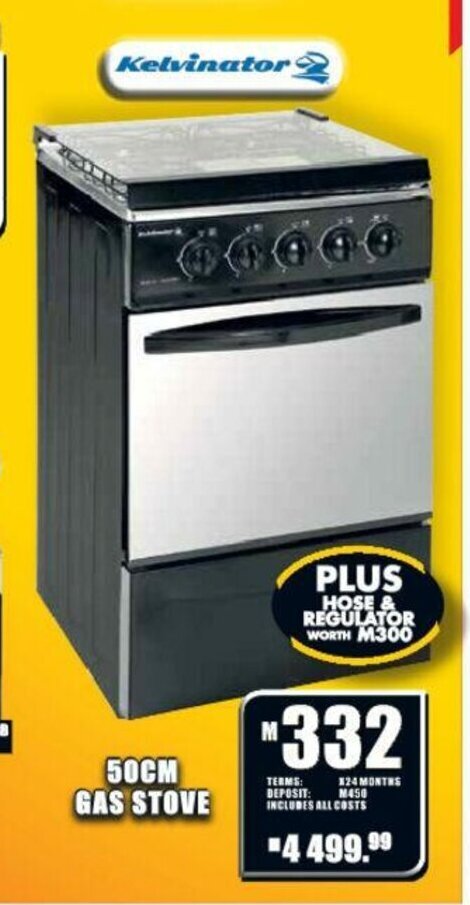 kelvinator gas stove electric oven