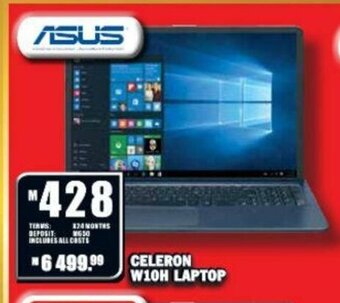 Asus - Celeron W10H Laptop