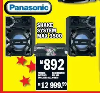 Lewis Panasonic - Shake System Max 3500 offer