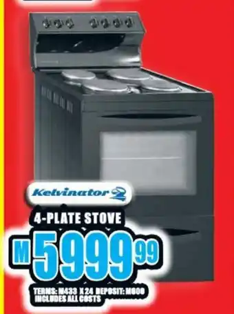 Lewis Kelvinator - 4-Plate Stove offer