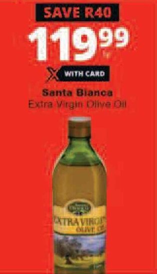 Checkers Santa Bianca Extra Virgin Olive Oil offer