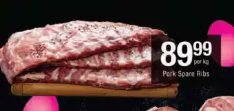 Checkers Pork Spare Ribs offer