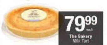 Checkers The Bakery Milk Tart offer