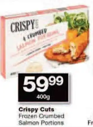 Checkers Crispy Cuts Frozen Crumbed Salmon Portions offer