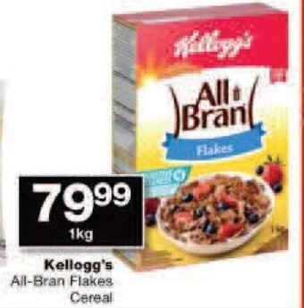 Checkers Kellogg's All-Bran Flakes Cereal offer