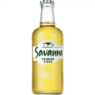 Prestons Savanna dry premium cider non-returnable bottle (24x330ml) offer
