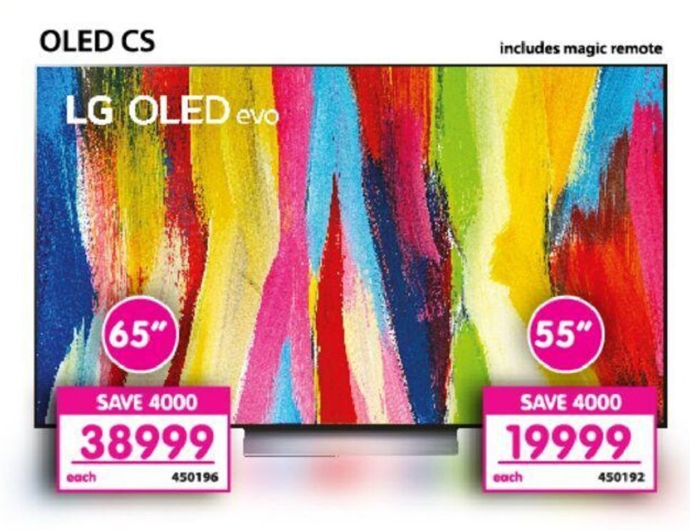 LG OLED CS EVO offer at Makro