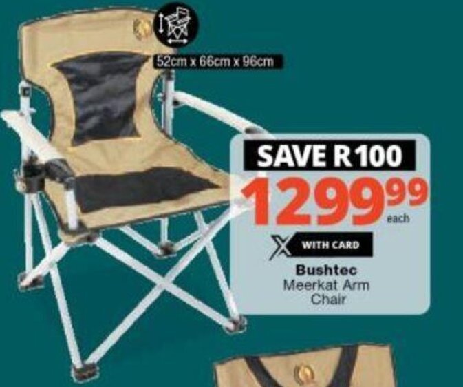 Bushtec Meerkat Arm Chair offer at Checkers