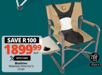Bushtec Meerkat Director's Chair