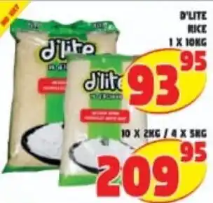 Yarona Cash And Carry D'Lite Rice 10kg offer