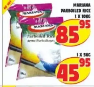 Yarona Cash And Carry Mariana Parboiled Rice 10kg offer