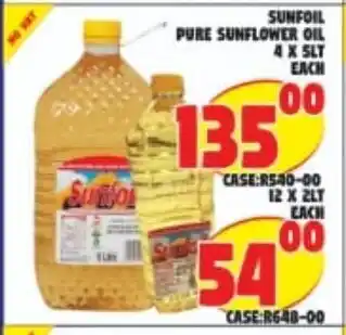 Yarona Cash And Carry Sunfoil Pure Sunflower Oil 4x5lt offer