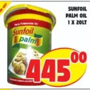 Yarona Cash And Carry Sunfoil Palm Oil 20lt offer