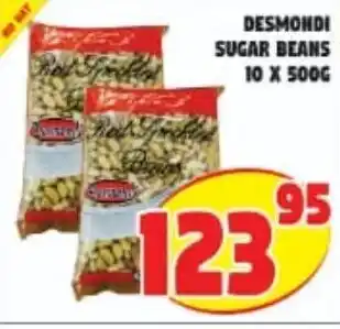 Yarona Cash And Carry Desmondi Sugar Beans 10x500g offer