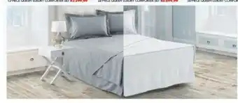 Beares Sheets Queen Sheet Set - White/Grey offer