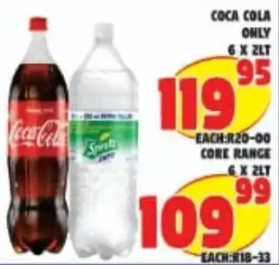 Yarona Cash And Carry Coca-Cola 6x2lt offer